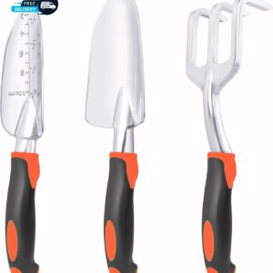 Garden Tools Set 3 Pack Heavy Duty Gardening Tools Set Include Garden Shove