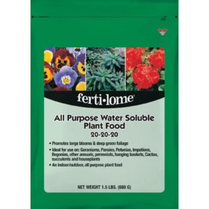 Fertilome (11721) All Purpose Water Soluble Plant Food 20-20-20 (1.5 Lb.)