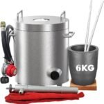 6KG Propane Furnace Kit for Metal Melting Scrap Gold Silver Copper Aluminum