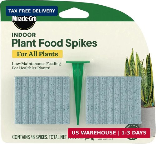 Miracle-Gro Indoor Plant Food Spikes for All Plants, Fertilizer Spikes for House