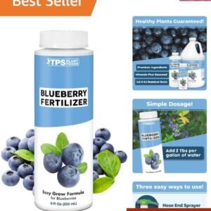 8 oz Blueberry Plant Food – Increase Fruit Production & Vitality, Made in USA