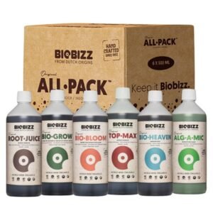 BioBizz All-Pack Indoor - Complete Organic Fertilizer Kit (6 x 16.9 fl oz) |...