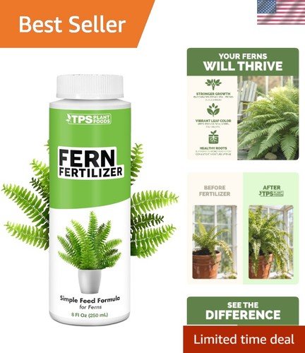 Fern Fertilizer - Liquid Plant Food for Lush Growth & Green Fronds, 8 oz