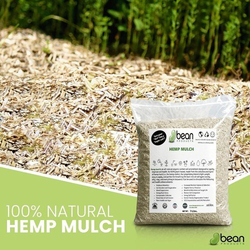 Hemp Garden Mulch - All Natural HURD for Vibrant Gardens, Vegetables and Trees