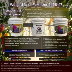 20KG WeightMax 5-58-17 Fertilizer for Bigger Heavier Crops
