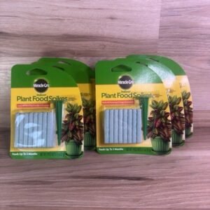 6 Pack Miracle-Gro Indoor Plant Food Spikes - 24 Spikes (1002521) 1.1 oz