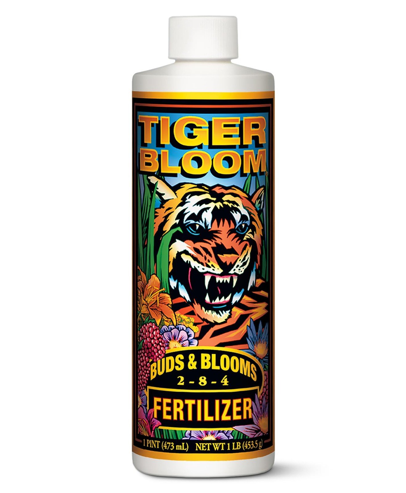 FoxFarm Tiger Bloom Liquid Plant Food - Phosphorus Fertilizer for 1 pint