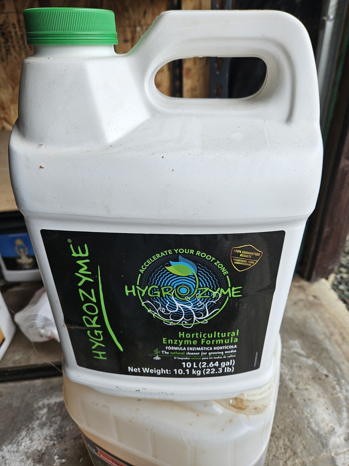 Hygrozyme Horticultural Enzyme Formula -2.5 Gallons New Organic Gardening