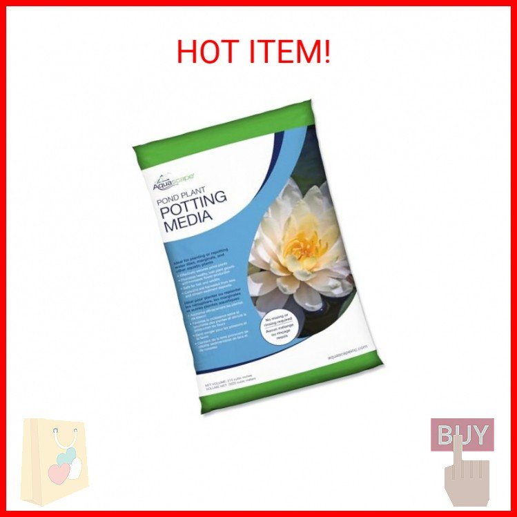 Aquascape Pond Plant Potting Media, Nutrient-Rich Aquatic Soil for Water Gardens