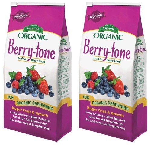 Espoma All Natural Plant Food 4-3-4 Berry-Tone, 4lb Bag(Pack of 2)