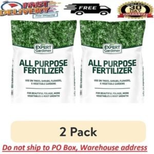 Expert Gardener All Purpose Plant Fertilizer 10-10-10 40 lb Bags 80lb (2 Pack)