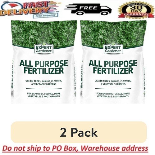 Expert Gardener All Purpose Plant Fertilizer 10-10-10 40 lb Bags 80lb (2 Pack)