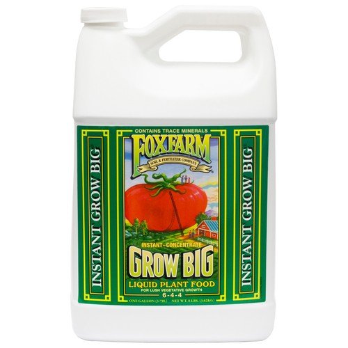 FoxFarm Grow Big Liquid Plant Food 6-4-4 (1 Gal ) Vegetables Houseplants Shrubs