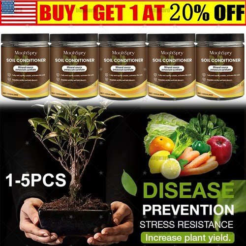 1-5PCS Soil Activator - Soil Conditioner Plant and Flower Fertilizer 120g NEW US