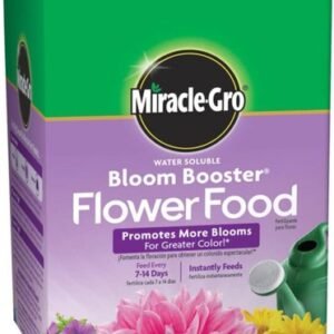 Miracle-Gro 1360011 Bloom Booster Flower Food Water Soluble 10-52-10 2 Pack