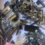 Mixed Lot Gold Plated Electronic Connectors & Pins Scrap Recovery, 1 lbs