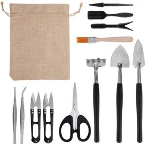 12PCS Mini Garden Tool Set for Small Garden or Potted Plants Gardening Hand Kit
