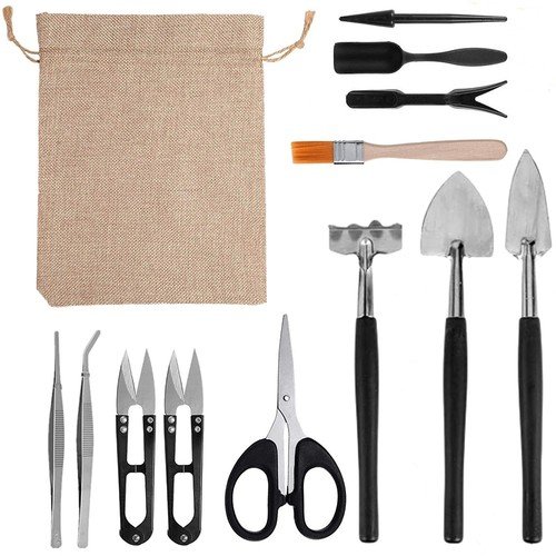 12PCS Mini Garden Tool Set for Small Garden or Potted Plants Gardening Hand Kit