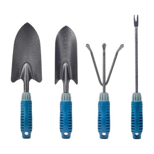 4 Piece Garden Tool Set Heavy Duty, Gardening Hand Tools Work No-Slip Grip Tr...