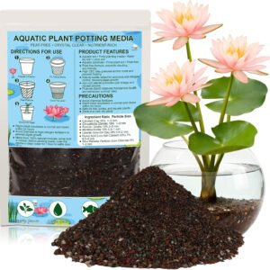 Aquatic Plant Soil for Water Lily & Lotus – Clay-Based, Nutrient-Rich Pond Plant