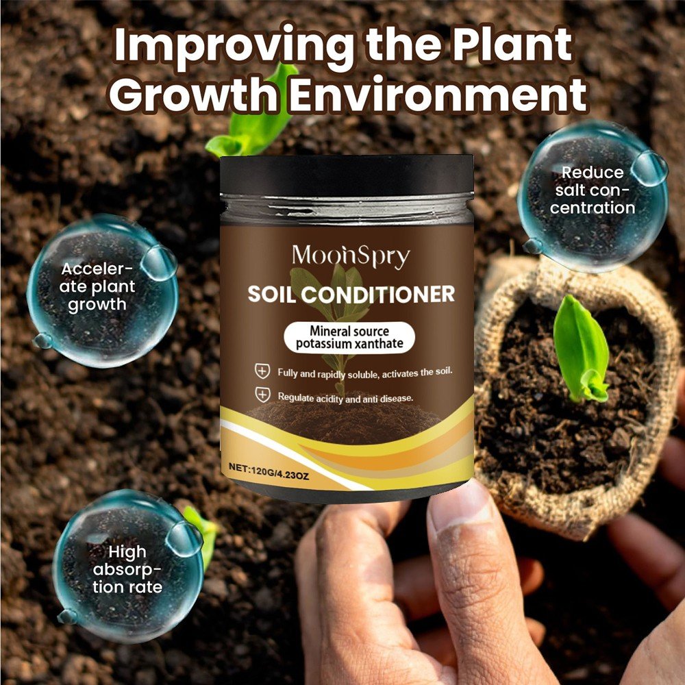 120g Soil Activator for Plant,Water Soluble,Boosts Growth for Vegetables Gardens