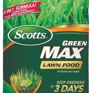 Scotts Green MaxLawn Food Fertilizer Plus Iron Supplement 5,000 sq. ft., 16.6lbs