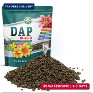 18-46-0 DAP Fertilizer - Made in USA - Nitrogen and Phosphorus Plant Food for In
