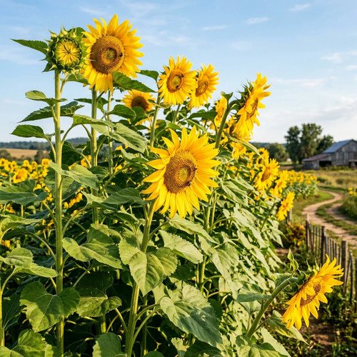 100 Giant Mammoth Russian Sunflower Seeds for Planting - Massive Heirloom