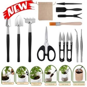 12PCS Succulent Gardening Tool Set Mini Garden Hand Transplanting Indoor Plants