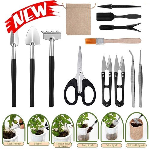 12PCS Succulent Gardening Tool Set Mini Garden Hand Transplanting Indoor Plants