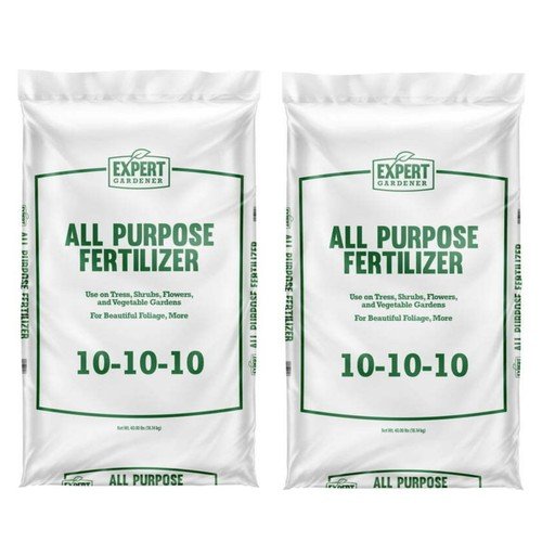 2 Pack 10-10-10 Fertilizer All Purpose Plant Fertilizer Gardening Planting 40 lb