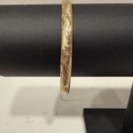 10k Yellow Gold Bangle Bracelet 7.25in 5.8mm Not Scrap