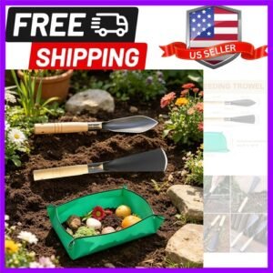 Garden Shovel Trowel Tool Set, 3 Pack Heavy Duty Gardening Tools Set Include ...