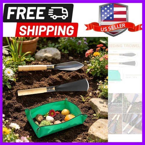 Garden Shovel Trowel Tool Set, 3 Pack Heavy Duty Gardening Tools Set Include ...