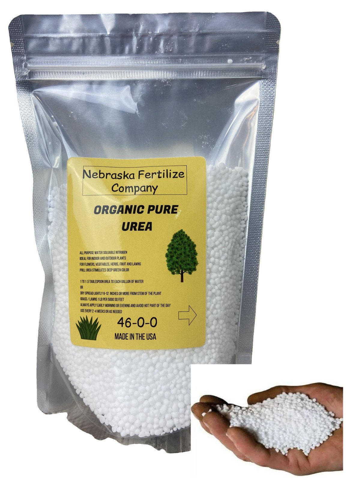 Urea Fertilizer 46-0-0 Made in USA - Plant Food for Indoor/Outdoor nl