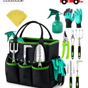 Heavy Duty Gardening Tools - Gardening Gifts for Women, Men, Mom, Dad - Durable,