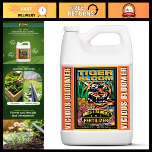 Liquid Plant Food - Phosphorus Fertilizer for Buds & Blooms - Hydroponic & Soil