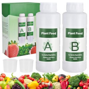 Hydroponic Plant Food A&B 800–1000ml Nutrients for Indoor Garden Systems
