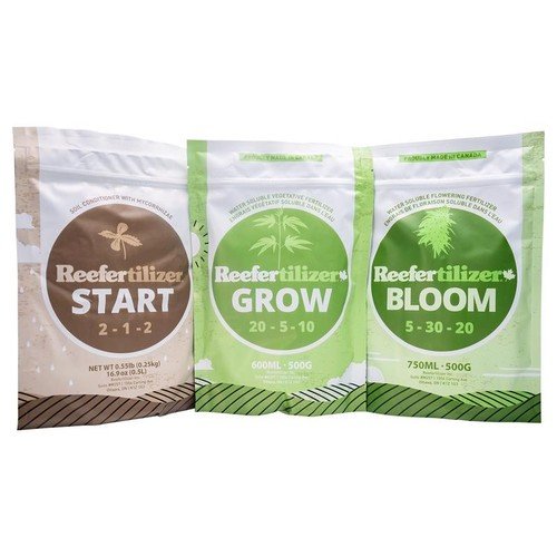 Reefertilizer Grow 20-5-10 Water Soluble Plant Fertilizer 500g Hydroponic Garden