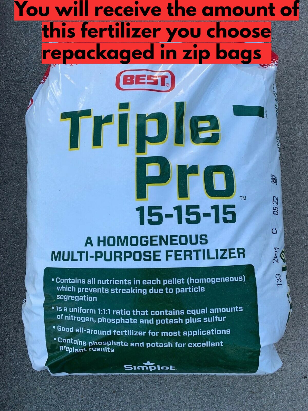 BEST(Original) - PLANT FOOD 15 15 15 FERTILIZER ALL PURPOSE - Made in USA