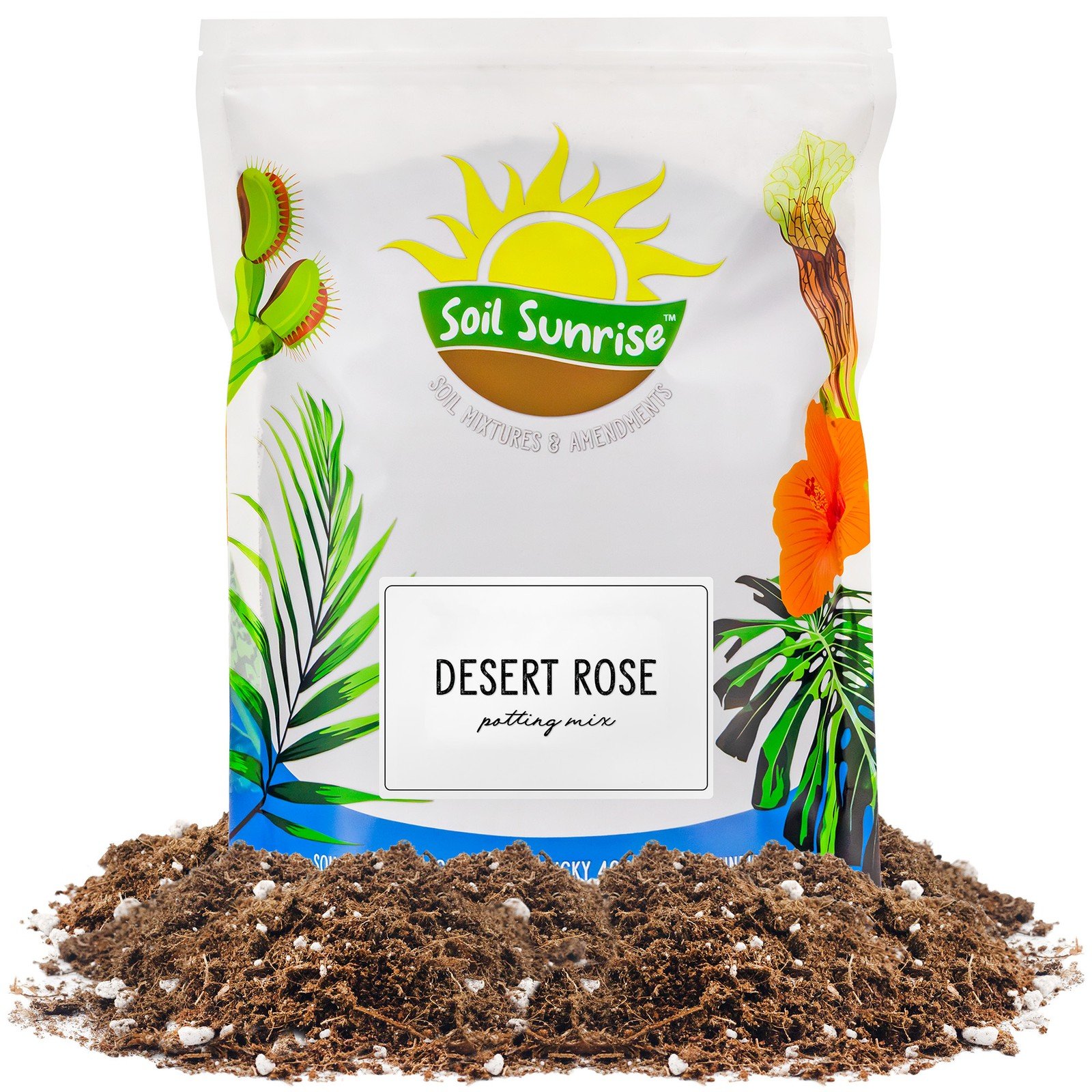 Desert Rose Potting Soil Mix, Repot, Sprout and Grow Potted Plants