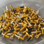 240g , RF connectors  for gold recovery/scrap/recycling