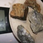gold silver copper ore, 306 grams samples ,ore high grade .this is not