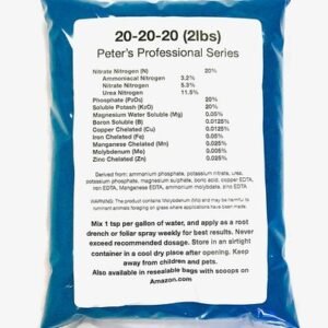 Peter’s Professional 20-20-20 General Purpose Fertilizer with Micronutrients