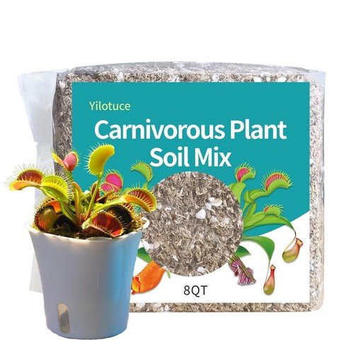 Yilotuce 8 Qts Carnivorous Plant Soil Mix, Great Potting Soil for Venus Fly T...