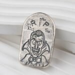 Vampire Tombstone 2 oz .999 Silver Bar Monarch Precious Metals #598 – 1407b