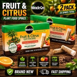 Miracle-Gro Fruit & Citrus Plant Food Spikes 24 Total Spikes (2 Pack)
