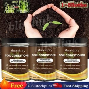 1-5PCS 120g Soil Activator - Soil Conditioner, Plant & Flower Fertilizer USA