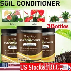 3PCS 120g Soil Activator - Soil Conditioner, Plant & Flower Fertilizer USA