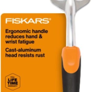 Fiskars Ergo Cultivator for Digging, Aerating Soil and Weeding Garden Tool